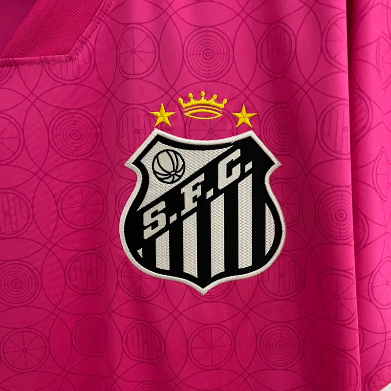 Camisa Santos Rosa 23/24 - Versão Torcedor