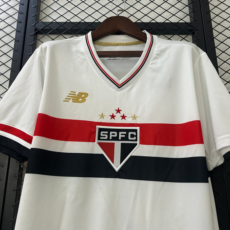 Camisa Sao Paulo Titular 25/26 - Versão Torcedor