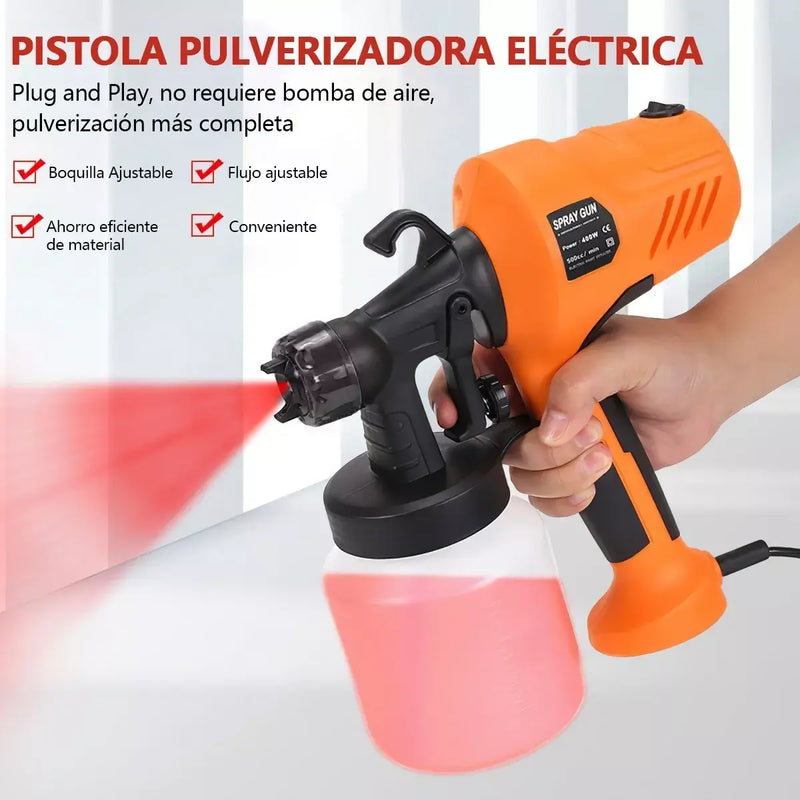 Pistola de Pintura Eléctrica PRO – ¡Transforma tu Hogar con Solo un Clic!