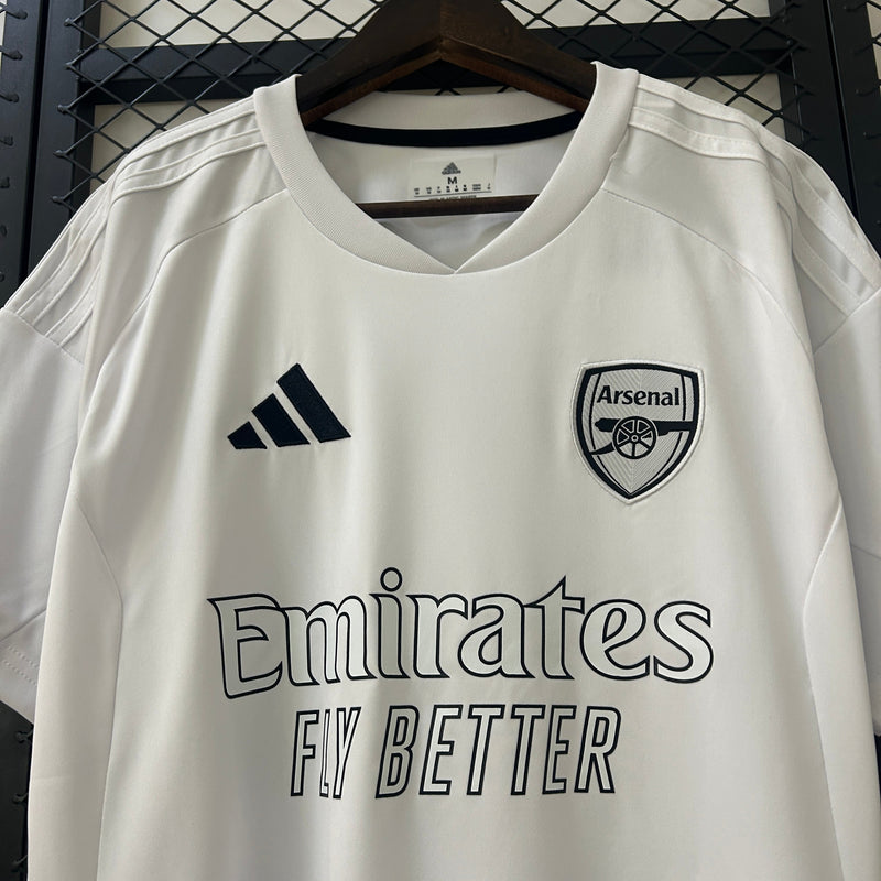 Camisa Arsenal Ed Especial Branco 25/26 - Versão Torcedor