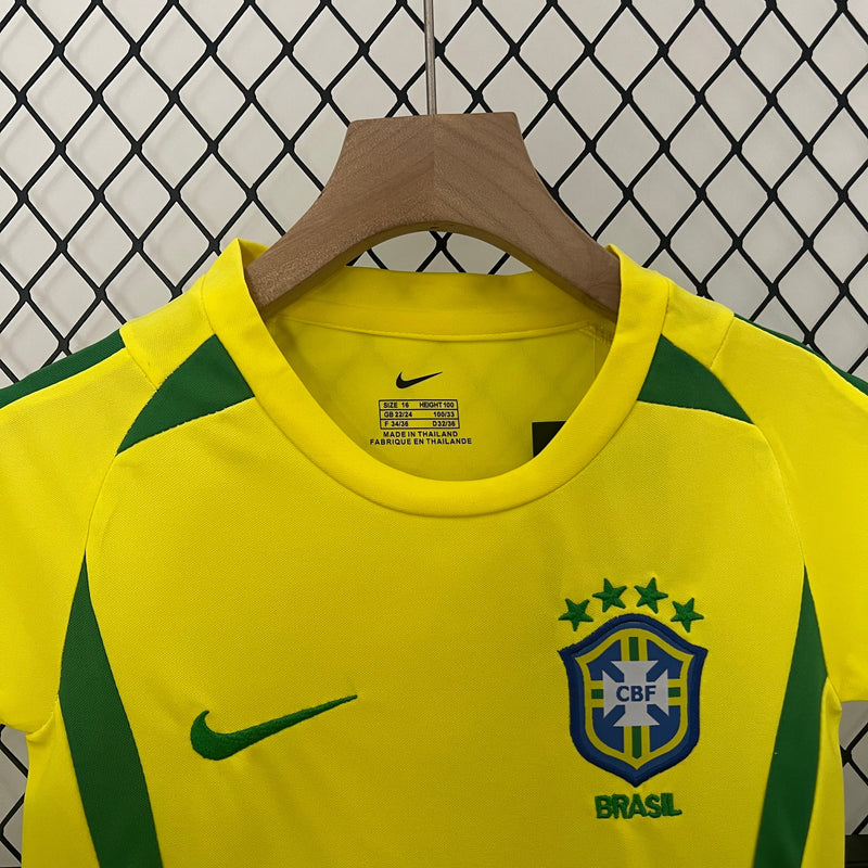 Kit Infantil Brasil Titular 2002 - Versão retro