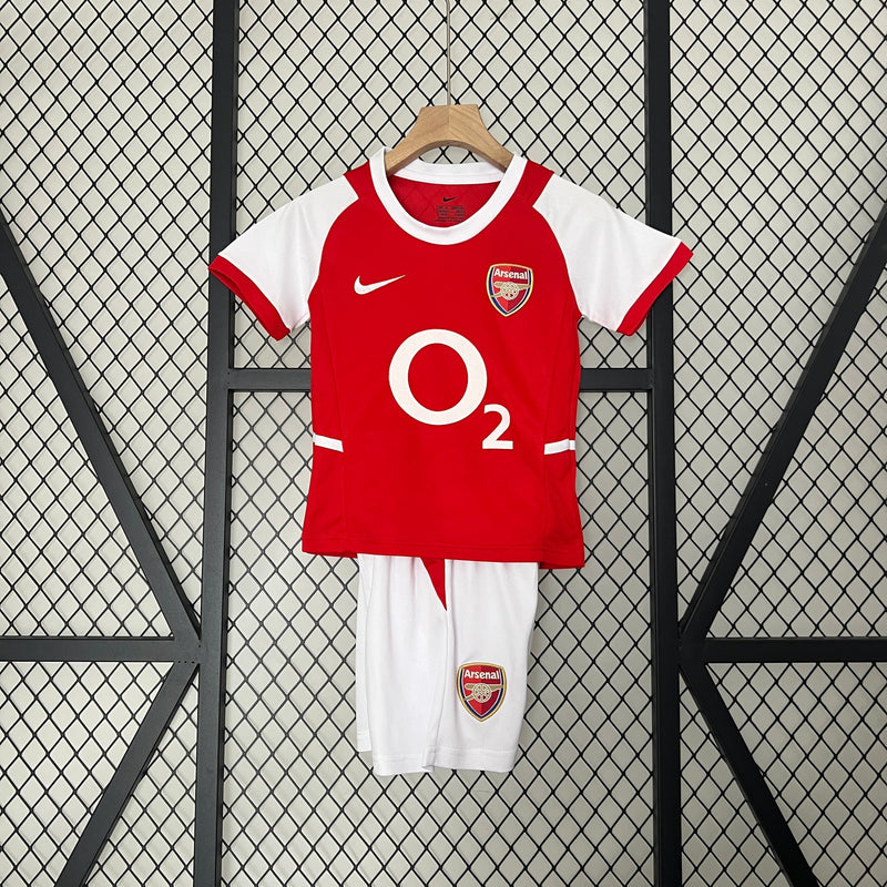 Kit Infantil Arsenal Titular 02/04 - Retrõ