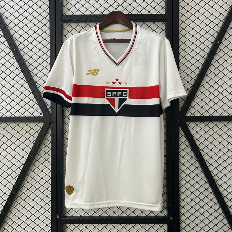 Camisa Sao Paulo Titular 25/26 - Versão Torcedor