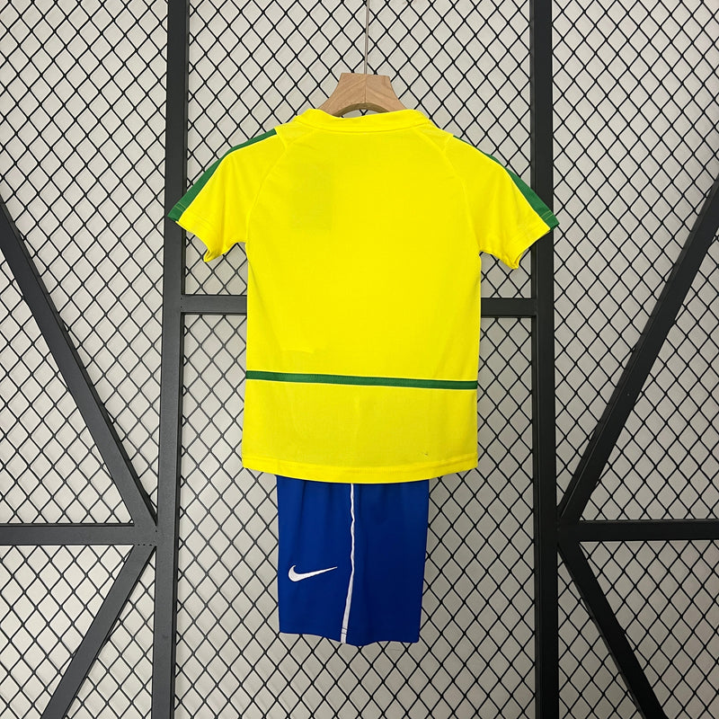 Kit Infantil Brasil Titular 2002 - Versão retro