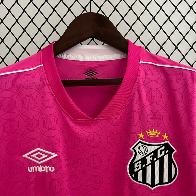 Camisa Santos Rosa 23/24 - Versão Torcedor