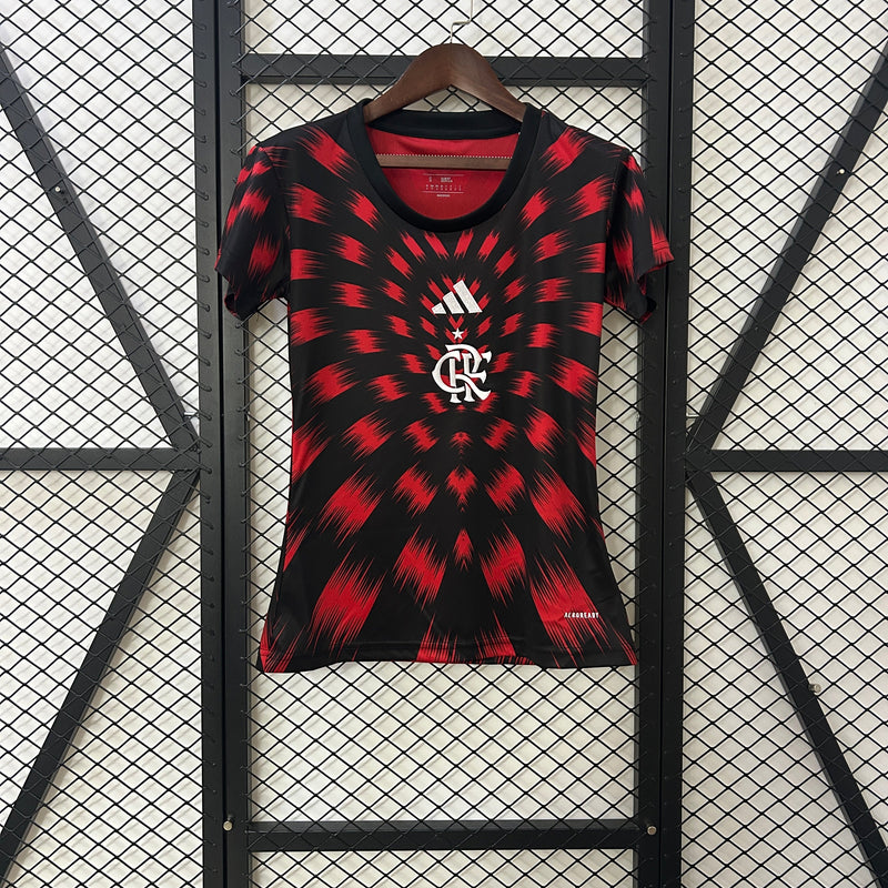 Camisa Flamengo Pré jogo 25/26 - Versão Feminina