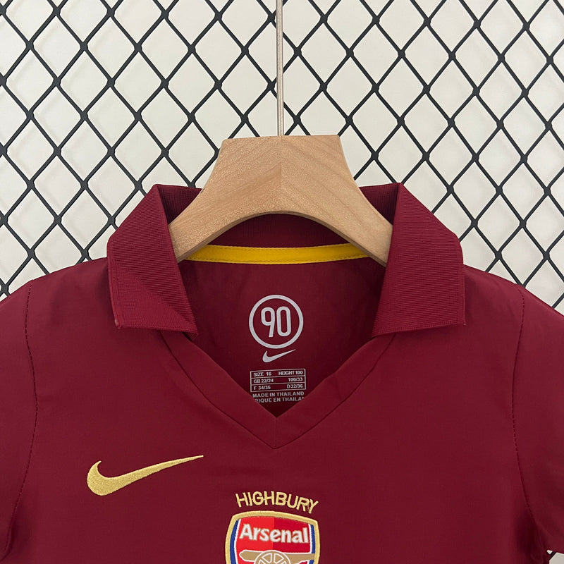 Kit Infantil Arsenal Titular 05/06 - Retrõ