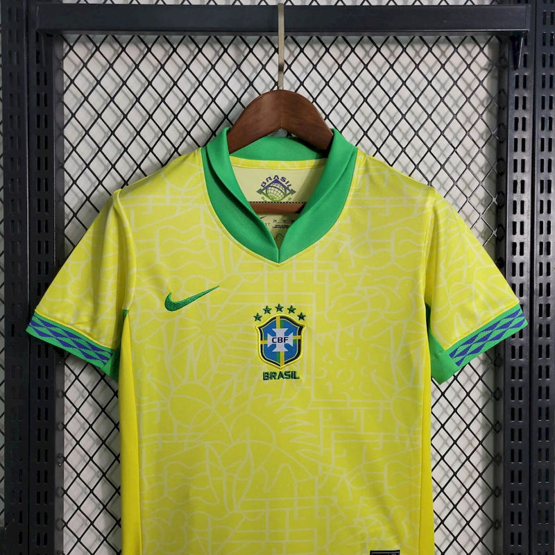 Kit Infantil Brasil Titular 24/25 - Versão Torcedor