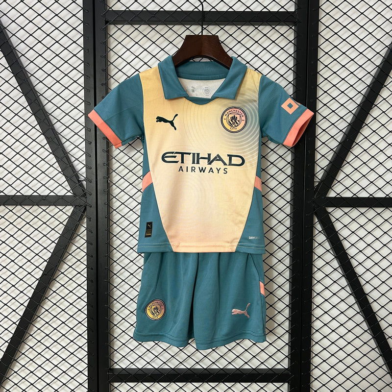 Kit Infantil Manchester City Reserva 4 24/25