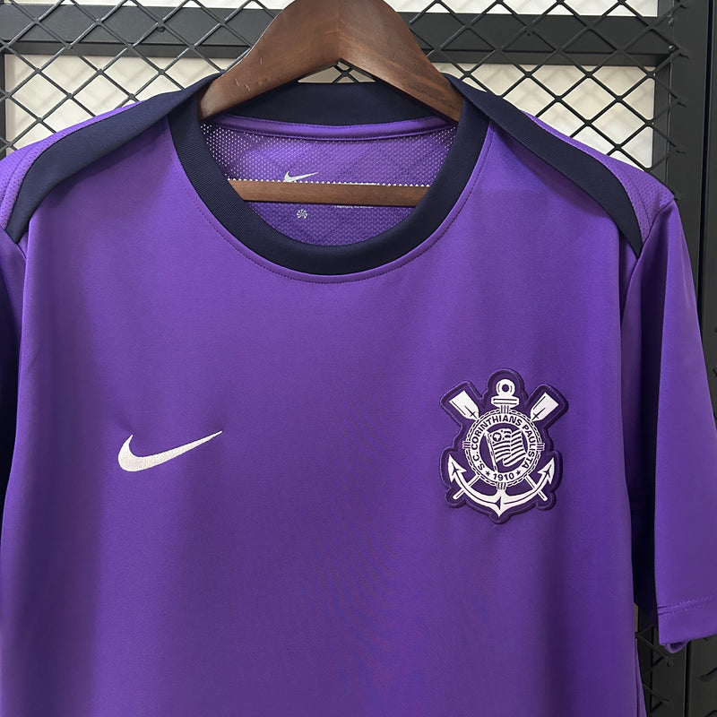 Camisa Corinthians Treino Roxa 25/26 - Versão Torcedor