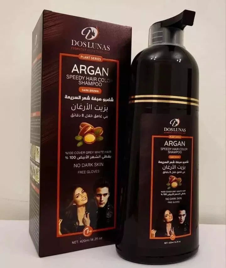 Shampoo Tinte para Canas Color Negro: Recupera el color natural de tu cabello en minutos, sin químicos agresivos ni complicacione